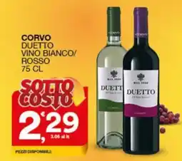 Quick Sisa Corvo Duetto Vino Bianco/Rosso offerta