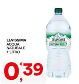 Quick Sisa Levissima acqua naturale offerta