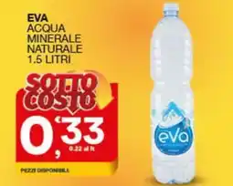 Quick Sisa Acqua minerale naturale Eva offerta