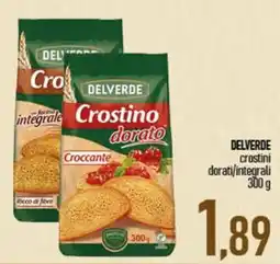 Ciro Amodio Delverde crostini dorati/integrali offerta