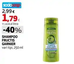 Extracoop Shampoo Fructis Garnier offerta