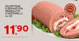 Quick Sisa Polpettone di bovino con prosciutto e mozzarella offerta