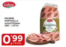 Quick Sisa Galbani Mortadella Augustissima Oro offerta