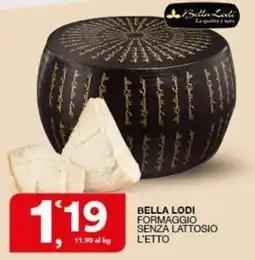 Quick Sisa Bella Lodi formaggio senza lattosio offerta