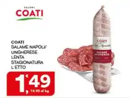 Quick Sisa Coati Salame Napoli/Ungherese offerta