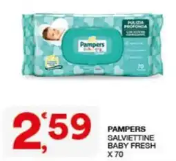Quick Sisa Pampers salvielline baby fresh offerta