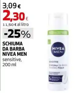 Extracoop Schiuma da barba Nivea Men sensitive offerta