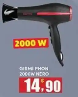 Maury's Girmi phon 2000w nero offerta