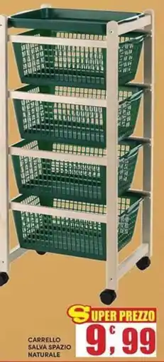 Maury's Carrello salva spazio naturale offerta
