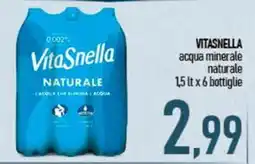 Ciro Amodio VitaSnella acqua minerale naturale offerta
