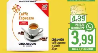 Cirio Amodio Caffè espresso in cialde