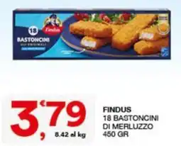 Quick Sisa Findus bastoncini di merluzzo offerta