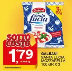 Quick Sisa Galbani Santa Lucia Mozzarella offerta