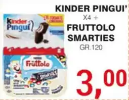 Supermercati Spesa Mia Kinder Pinguì Fruttolo Smarties offerta