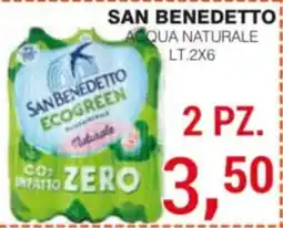 Supermercati Spesa Mia San Benedetto acqua naturale offerta