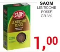 Supermercati Spesa Mia Saom lenticchie rosse offerta