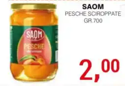 Supermercati Spesa Mia Saom pesche sciroppate offerta