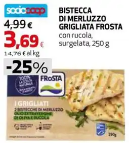 Extracoop Bistecca di merluzzo grigliata frosta offerta