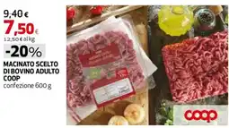 Extracoop Macinato scelto di bovino adulto Coop offerta