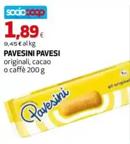 Extracoop Pavesini Pavesi originali offerta