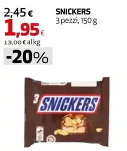 Extracoop Snickers offerta