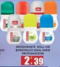 Maury's Deodorante roll-on Borotalco offerta