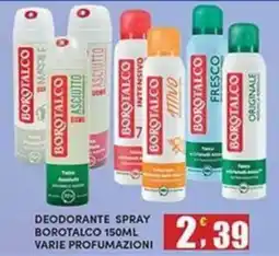 Maury's Deodorante spray Borotalco offerta