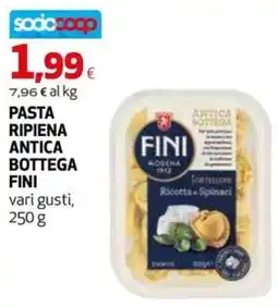 Extracoop Pasta ripiena antica bottega Fini offerta