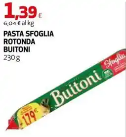 Extracoop Pasta sfoglia rotonda buitoni offerta