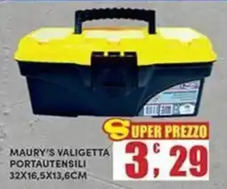 Maury's Maury's valigetta porta utensili offerta