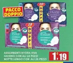 Maury's Assorbenti Hydra Viva offerta