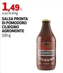 Extracoop Salsa pronta di pomodoro ciliegino Agromonte offerta
