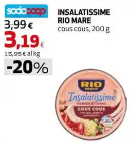 Extracoop Insalatissime Rio Mare cous cous offerta