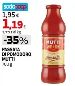 Extracoop Passata di pomodoro Mutti offerta