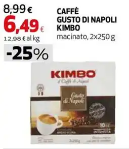 Extracoop Caffè Gusto di Napoli Kimbo offerta