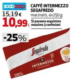 Extracoop Caffè Intermezzo Segafredo offerta