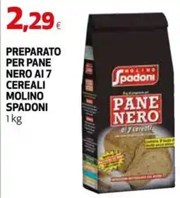 Extracoop Pane nero ai 7 cereali Molino Spadoni offerta