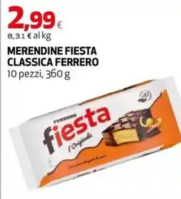 Extracoop Merendine Fiesta Classica Ferrero offerta
