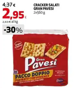 Extracoop Cracker salati Gran Pavesi offerta