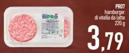Ciro Amodio PRO7 hamburger di vitello da latte offerta