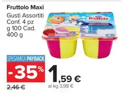 Carrefour Fruttolo Maxi offerta