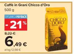 Carrefour Caffè in grani Chicco d’Oro offerta