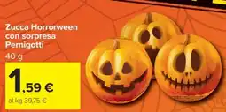 Carrefour Zucca Horrorween con sorpresa Pernigotti offerta