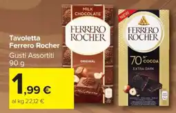 Carrefour Tavoletta Ferrero Rocher offerta