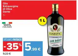 Carrefour Olio Extravergine di Oliva Dante offerta