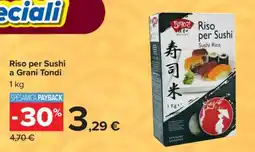 Carrefour Riso per Sushi a Grani Tondi offerta