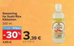 Carrefour Seasoning for Sushi Rice Kikkoman offerta