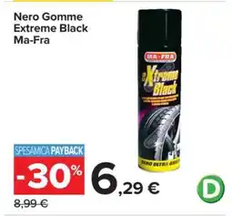 Carrefour Nero Gomme Extreme Black Ma-Fra offerta