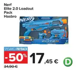 Carrefour Nerf Elite 2.0 Loadout Pack Hasbro offerta