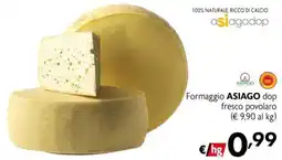 Maxi Supermercati Formaggio Asiago dop fresco povolaro offerta
